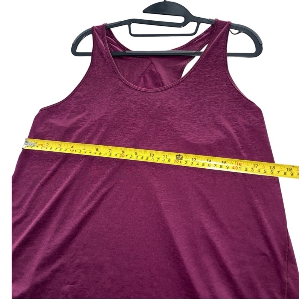 Lululemon Athletica Women's Essential Pleated Marvel Red Purple Tank M/L (8-10) - Picture 8 of 12